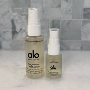2 Travel Size Alo Magnesium Reset Spray Mini Bottles
